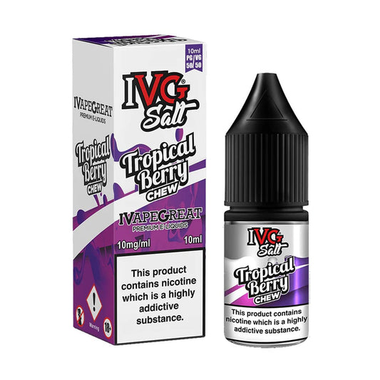 TROPICAL BERRY CHEW 10MG - IVG SALTS 10ML