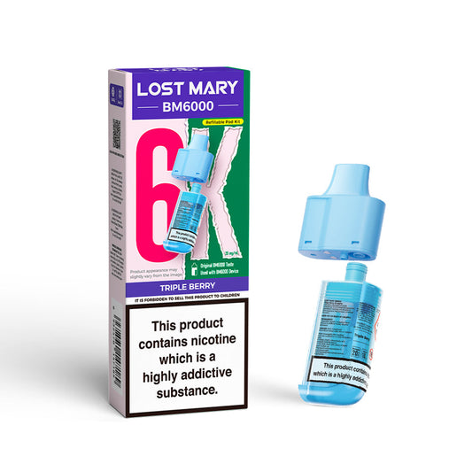 TRIPLE BERRY - LOST MARY BM6000 POD