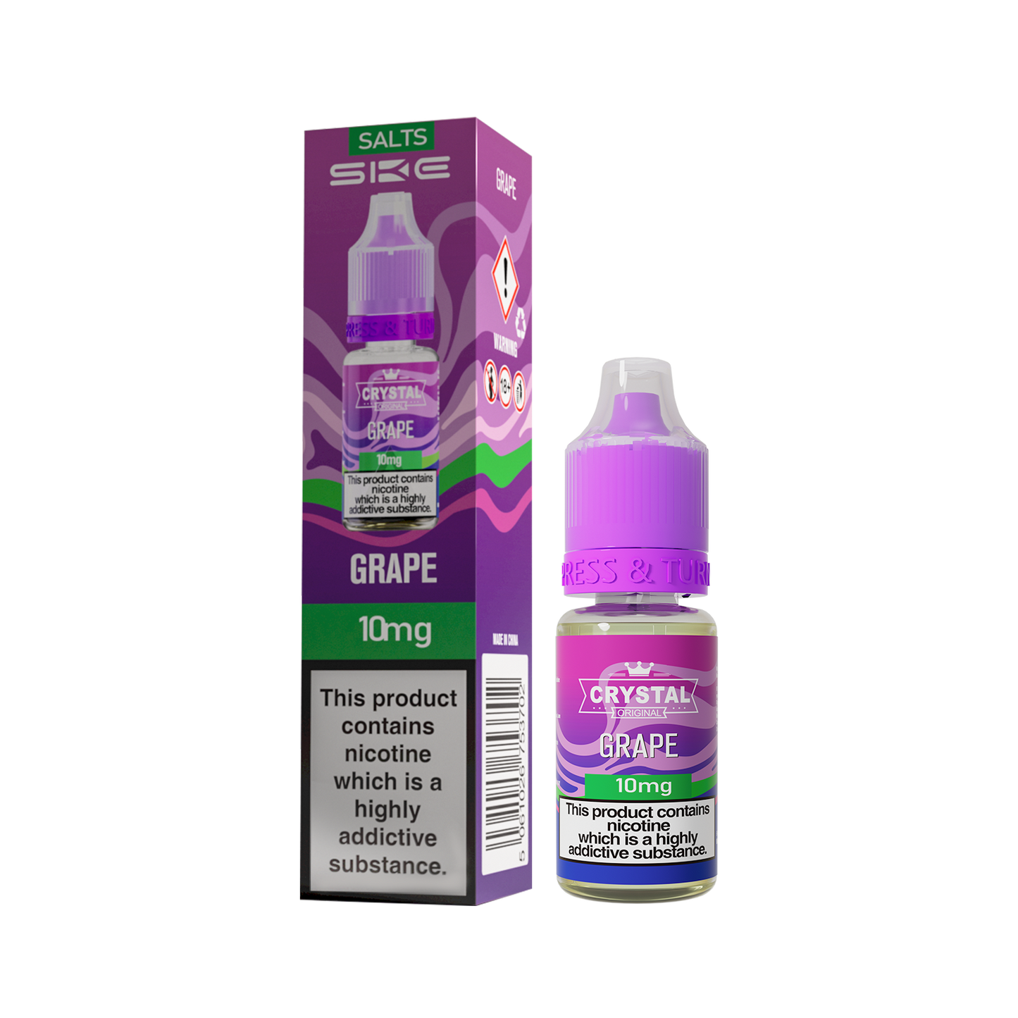 GRAPE - SKE NIC SALTS 10MG